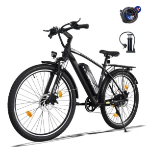 a31 e bike citybike 27,5 zoll, 250w pedelec 25 km/h, 36v 12,8ah akku, 7 gang, scheibenbremsen