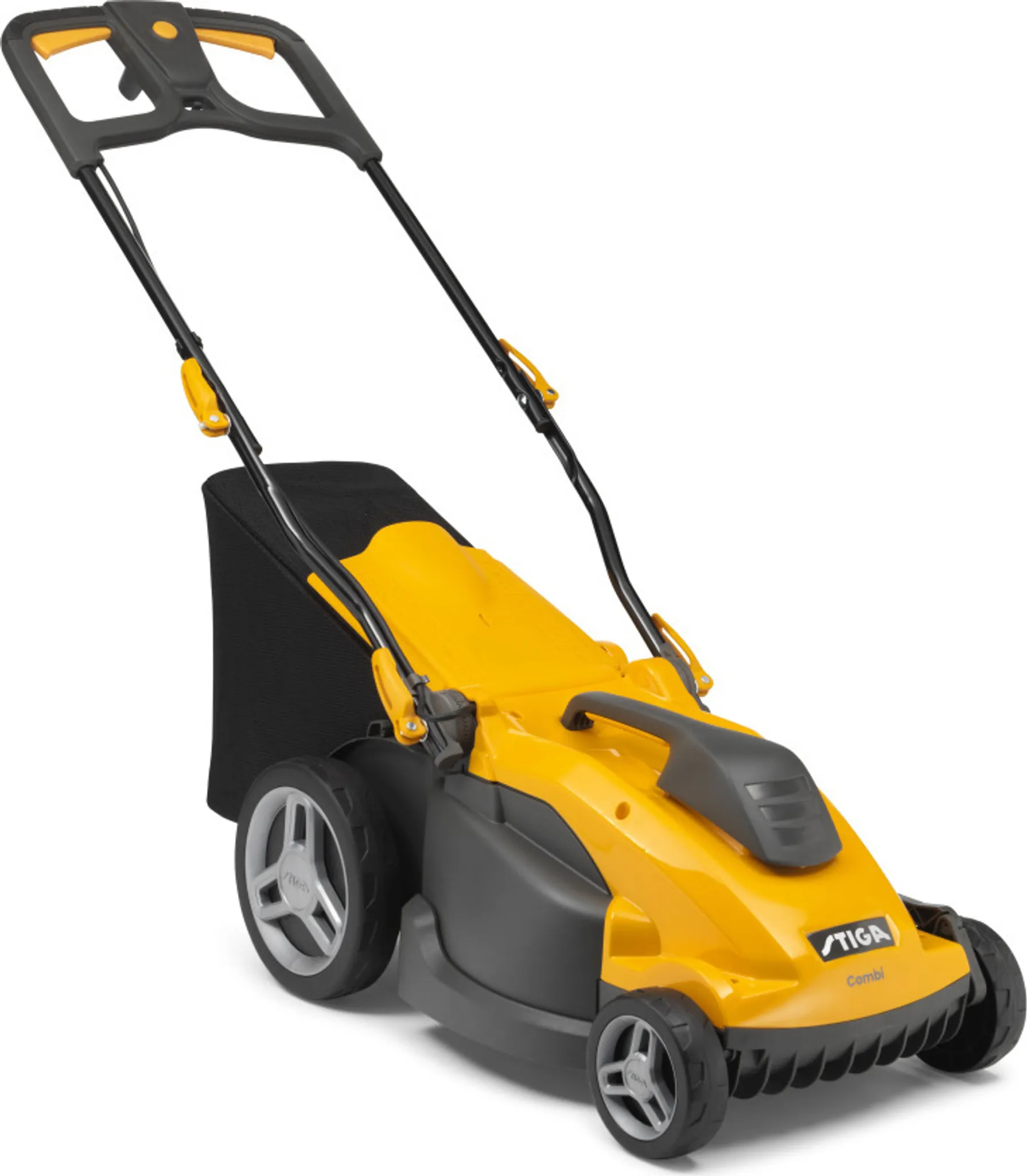 stiga elektro rasenmäher combi 340 c, 1600 watt, 38 cm schnittbreite, mulchfunktion stiga elektro rasenmäher combi 340 c, 1600 watt, 38 cm schnittbreite, mulchfunktion